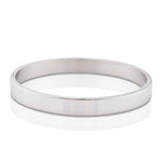 Qore - Zilveren dames en heren armband met strakke afwerking - Moorell